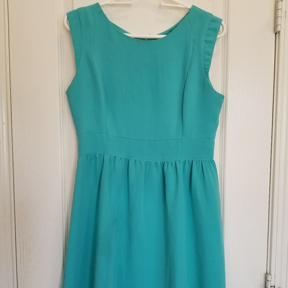 Blue dress
